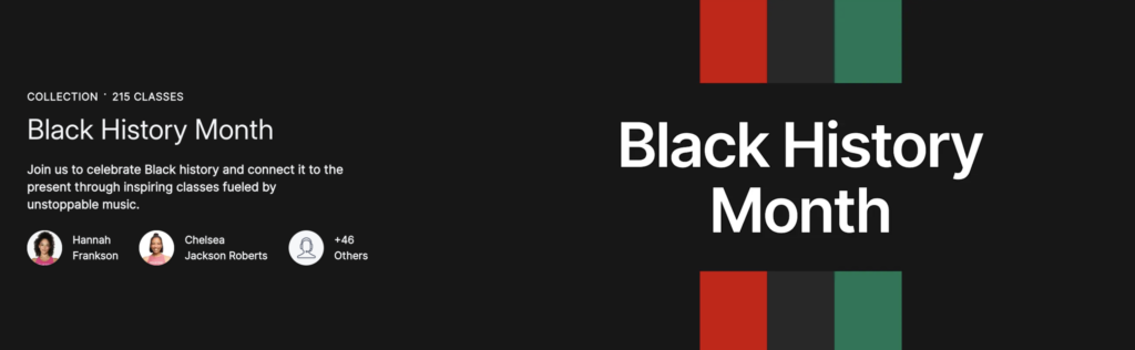 Peloton's Black History Month Collection